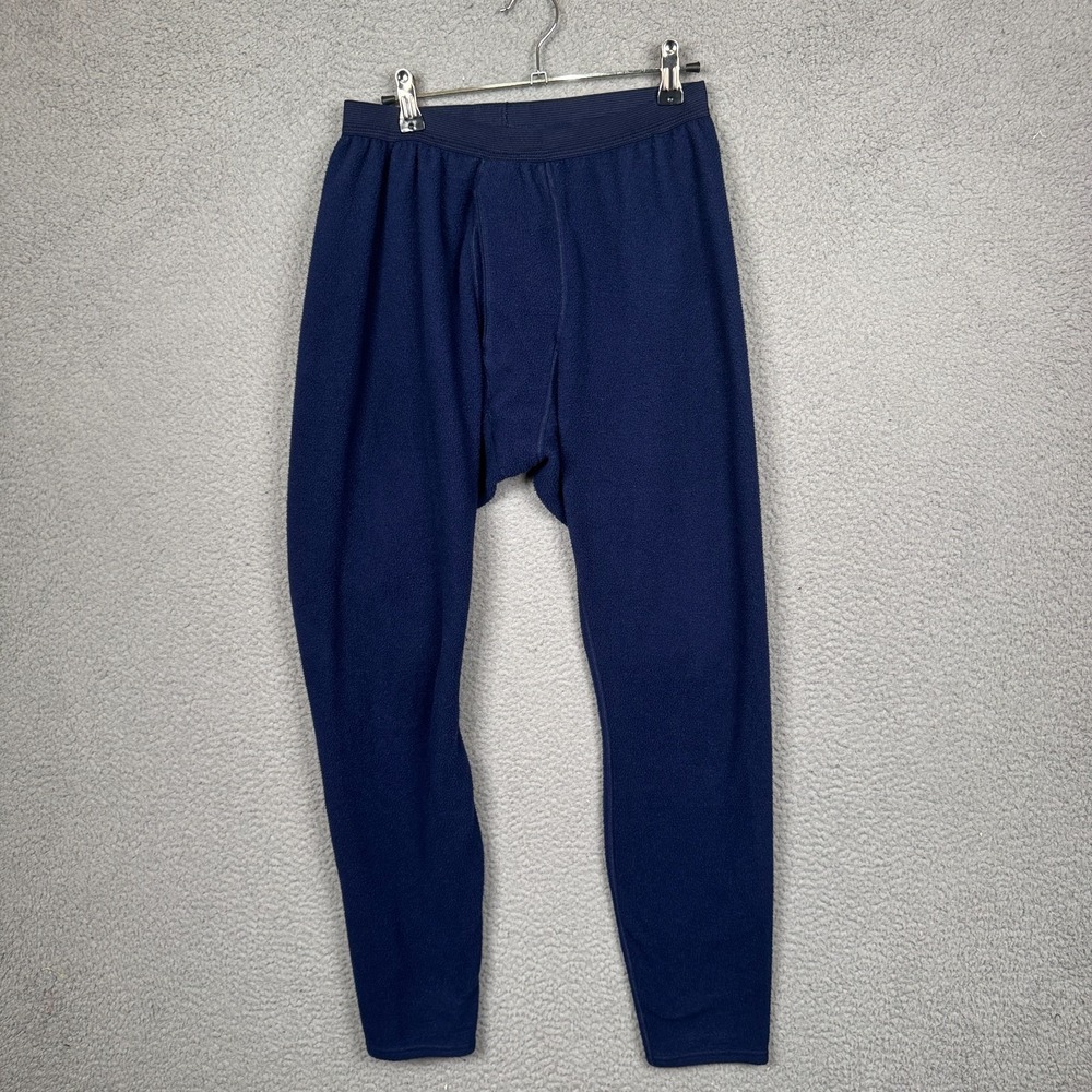 Patagonia Pants Mens M‎ Blue Capilene Base Layer Outdoor Rugged Layer Warm Camp